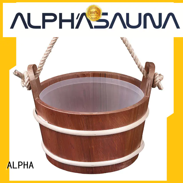 wooden sauna bucket including rope Bulk Buy strong ALPHA