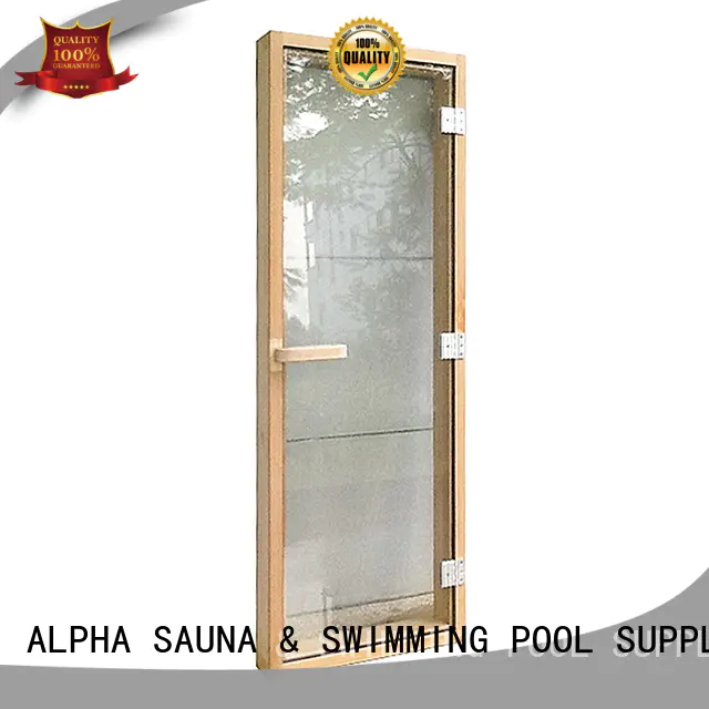 window sauna door glass ALPHA company