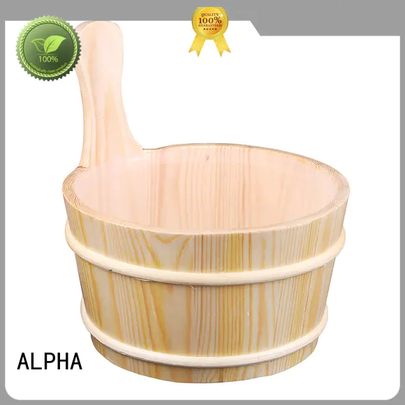enough wooden bucket bamboo ALPHA company