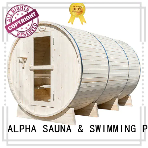 barrel sauna room manufacturer for villa ALPHA