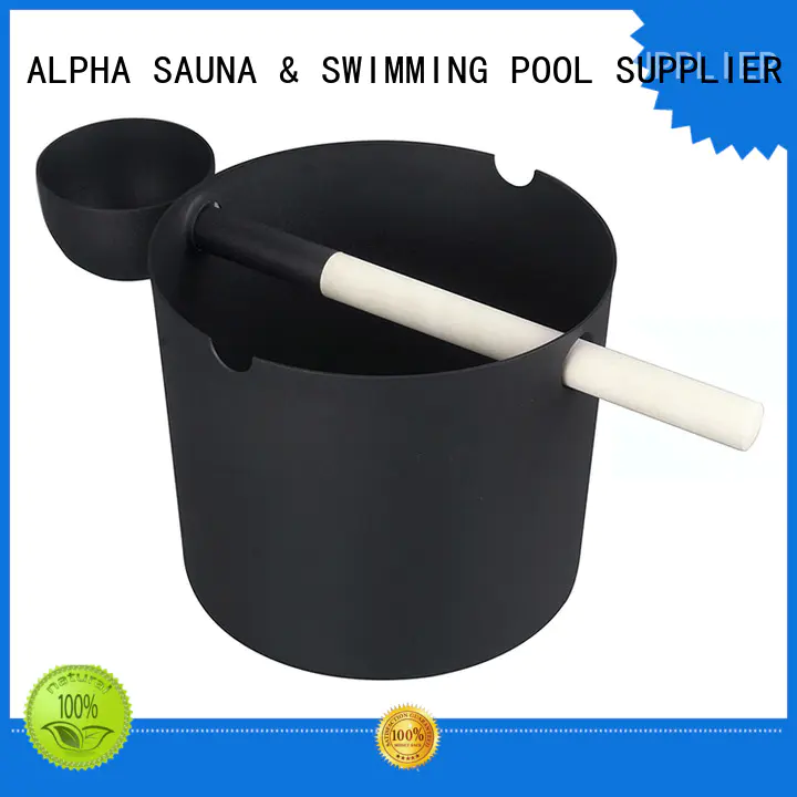 ALPHA Brand rooms pail insert wooden sauna bucket