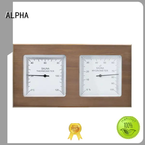 ALPHA Latest sauna thermometer factory