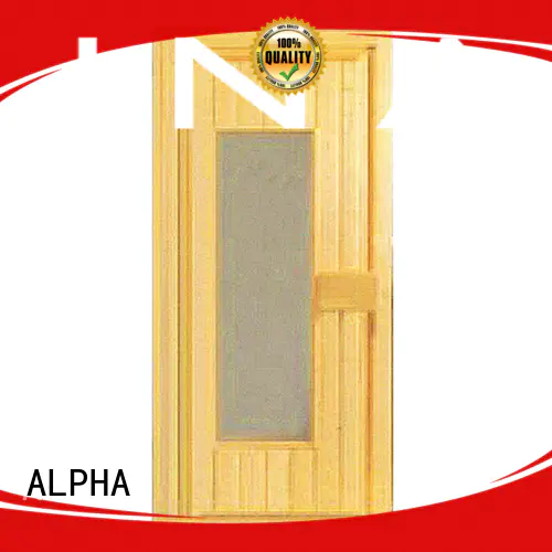 ALPHA stainless steel sauna door frame finnish for hotel