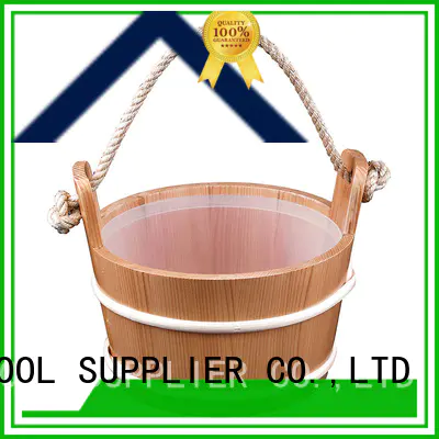 ALPHA plastic sauna bucket and spoon with good price for villa