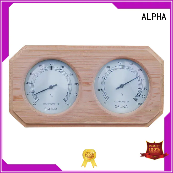 ALPHA angled sauna thermometer from China for outdoor