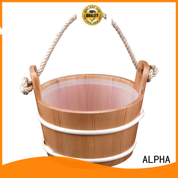 wooden wooden sauna bucket bamboo paiting ALPHA Brand