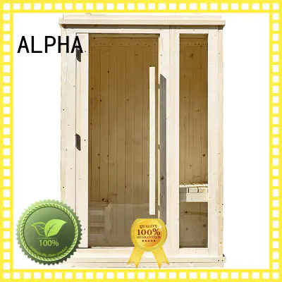 wall indoor dry sauna customized for outdoor ALPHA