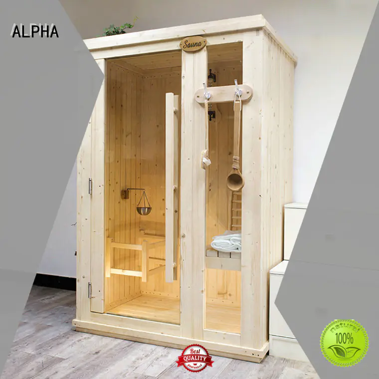 dry indoor outdoor sauna customized for household ALPHA