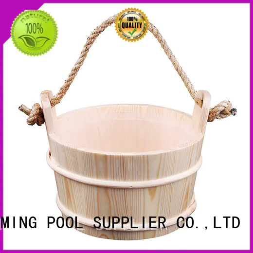 wooden sauna bucket plasticliner sauna ladle ALPHA Brand