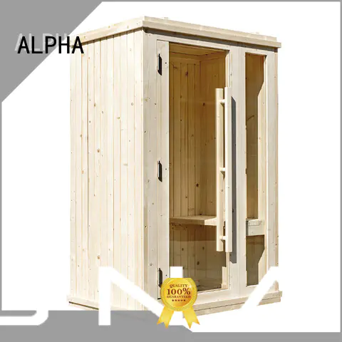 ALPHA Brand wood clear indoor indoor sauna for sale room