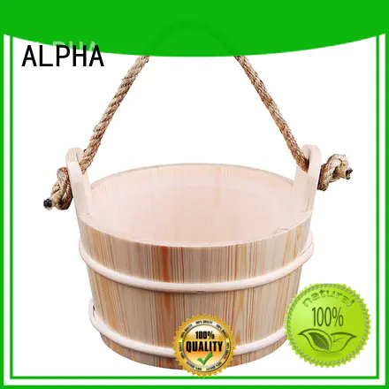 5l sauna bucket and spoon 4l for indoor ALPHA