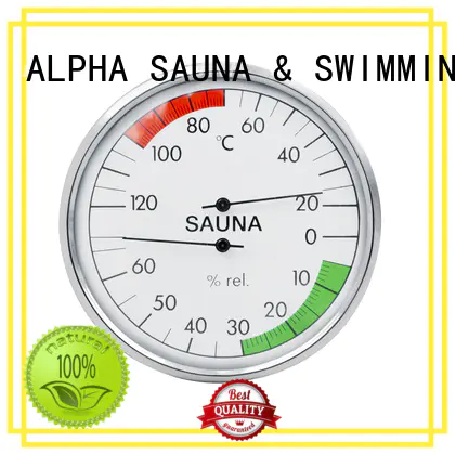 oblique sauna thermometer hygrometer hygrometer​ from China for bathroom