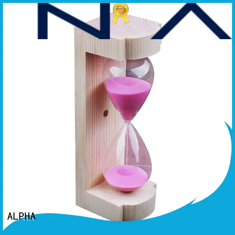 ALPHA wall mounting sandtimer personalized for household