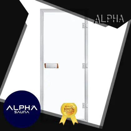 ALPHA Brand clear doors custom sauna wood door