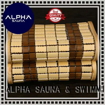 durable cedar sauna headrest design for household