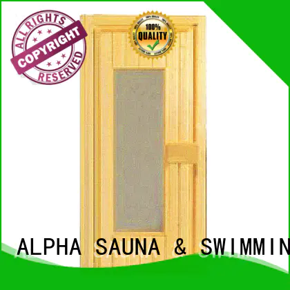 ALPHA Brand aluminiumtempered sauna sauna wood door