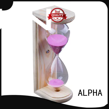 Wholesale sand hourglass sand timer ALPHA Brand