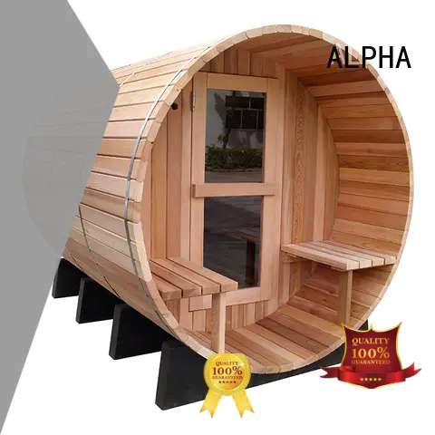 red outdoor sauna wholesale for hotel ALPHA