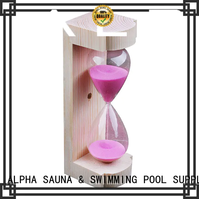 Custom minutes free hourglass sand timer ALPHA red