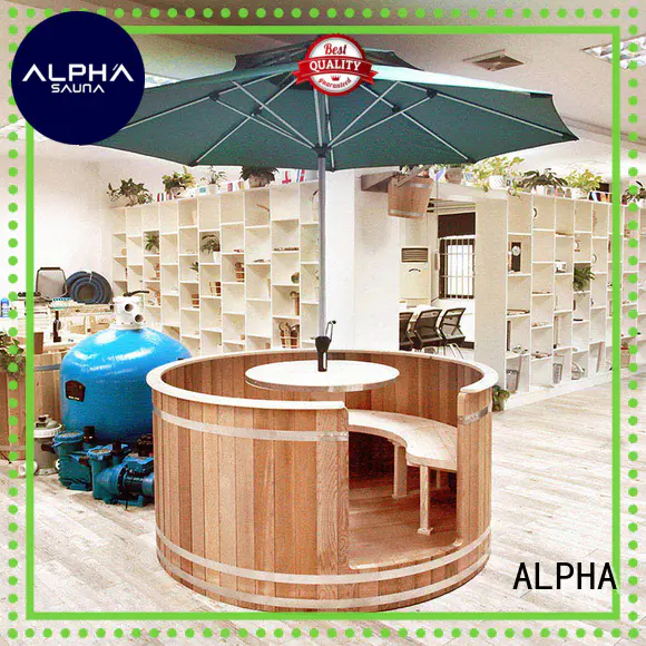 ALPHA outdoor sauna manufacturers
