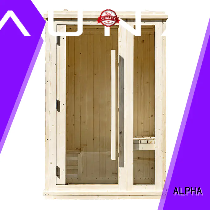 ALPHA wall 2 person indoor sauna design for bathroom