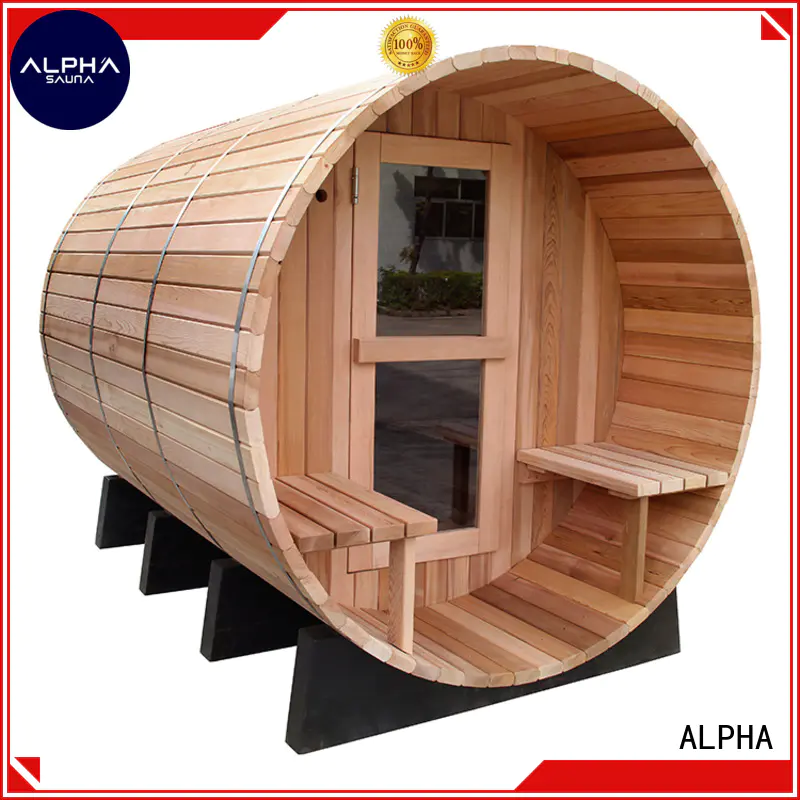 branded cedar ALPHA Brand thermometer sauna factory