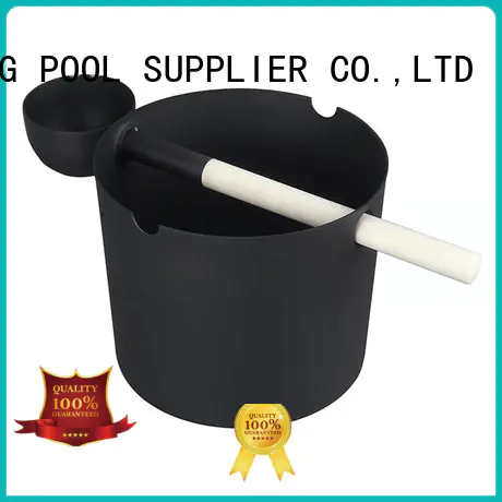 strong sauna bucket and spoon plastic with good price for indoor