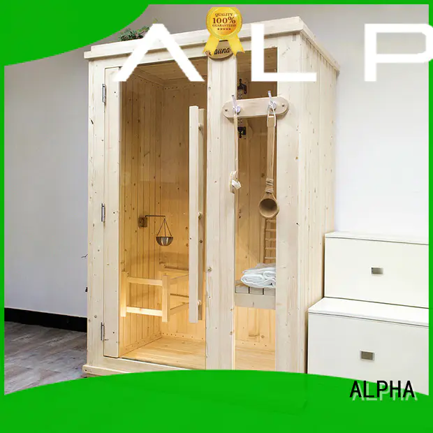 wall 2 person sauna customized for household