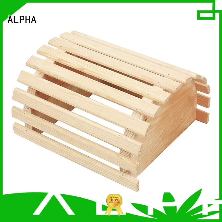 ALPHA original sauna products red for cabin