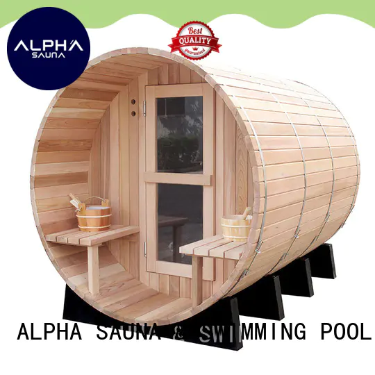 harvia round sauna kit shape for villa ALPHA