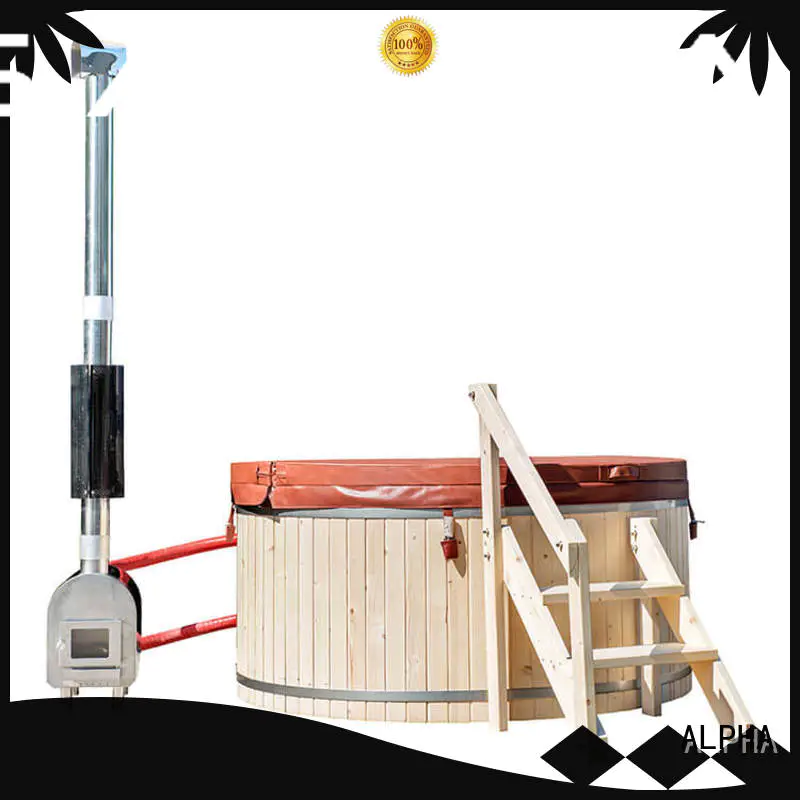 external wood stove hot tub construction manufacturer for outdoor