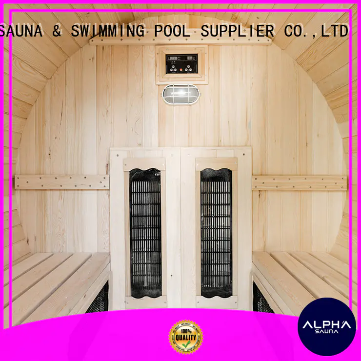 outside sauna round room ALPHA Brand