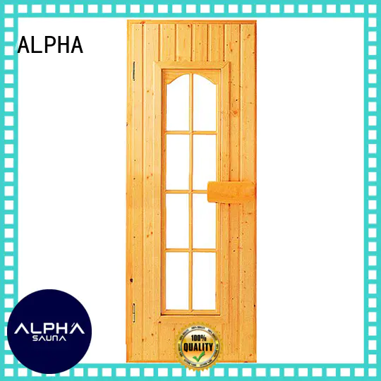 ALPHA Best cedar sauna door for business