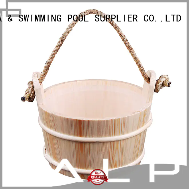 Hot wooden bucket red ALPHA Brand