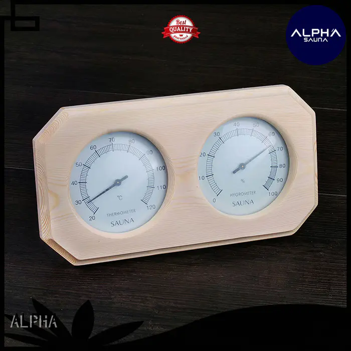 ALPHA oblique sauna hygrometer instrument for bathroom