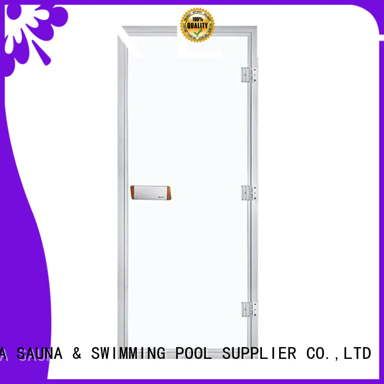 ALPHA clear sauna glass door wholesale for villa
