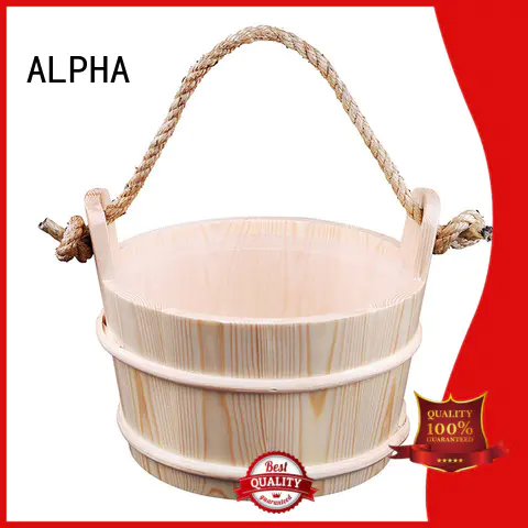ALPHA wooden buy sauna bucket sauna for cabin
