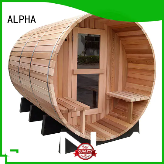 Wholesale dial cedar sauna thermometer ALPHA Brand