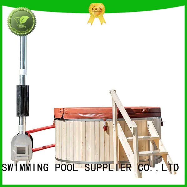 ALPHA construction wood stove hot tub with good price for outdoor