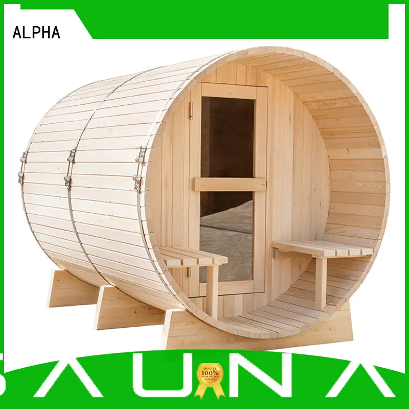 ALPHA Brand round electrical outside sauna room