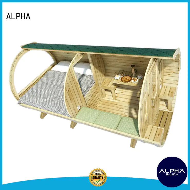 ALPHA Custom camping house factory