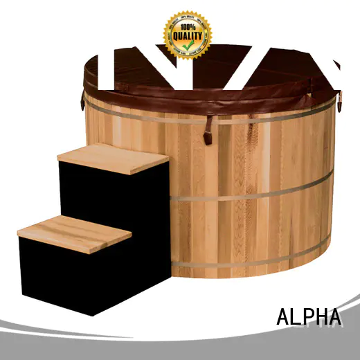 ALPHA Brand filtration tub cedarspruce electrical small hot tubs
