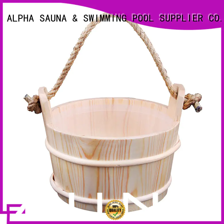 sprucered including insert wooden bucket ALPHA Brand company