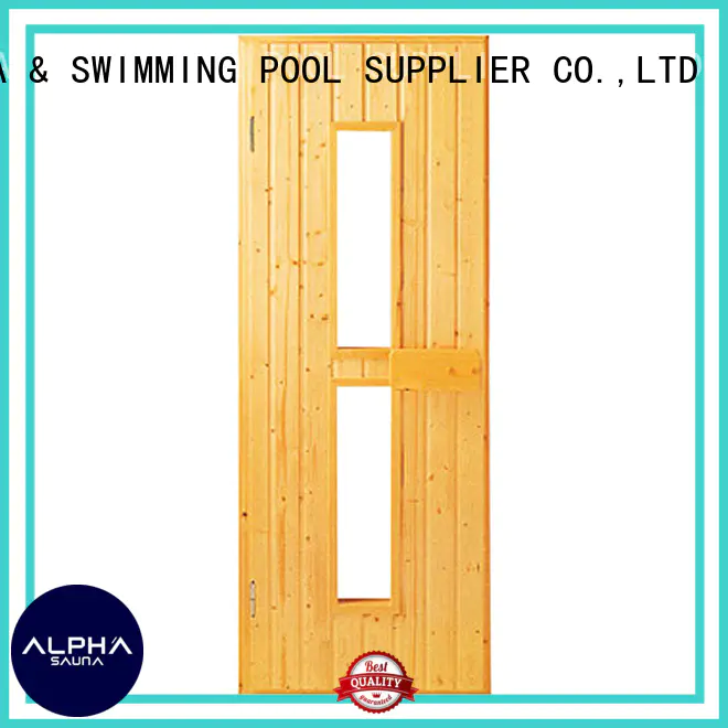 Quality ALPHA Brand hinges sauna door