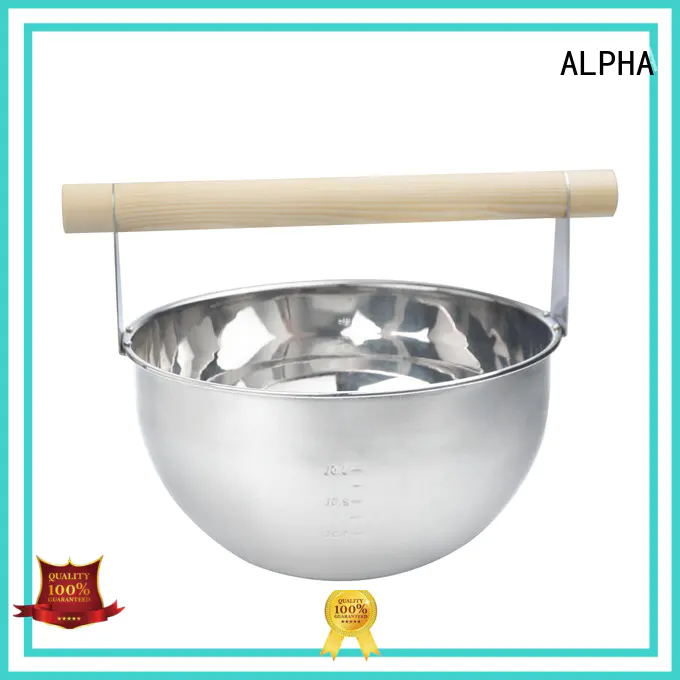 High-quality sauna bucket and spoon factory