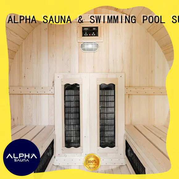 round outdoor home sauna manufacturer for villa