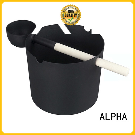 aspenred wooden bucket plasticliner including ALPHA company