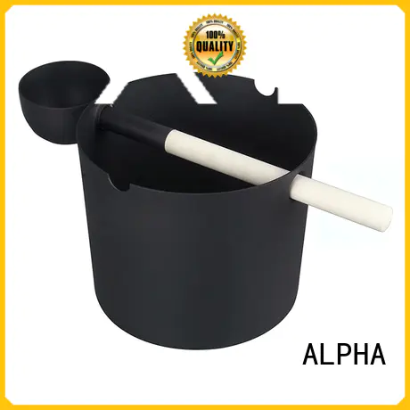 aspenred wooden bucket plasticliner including ALPHA company