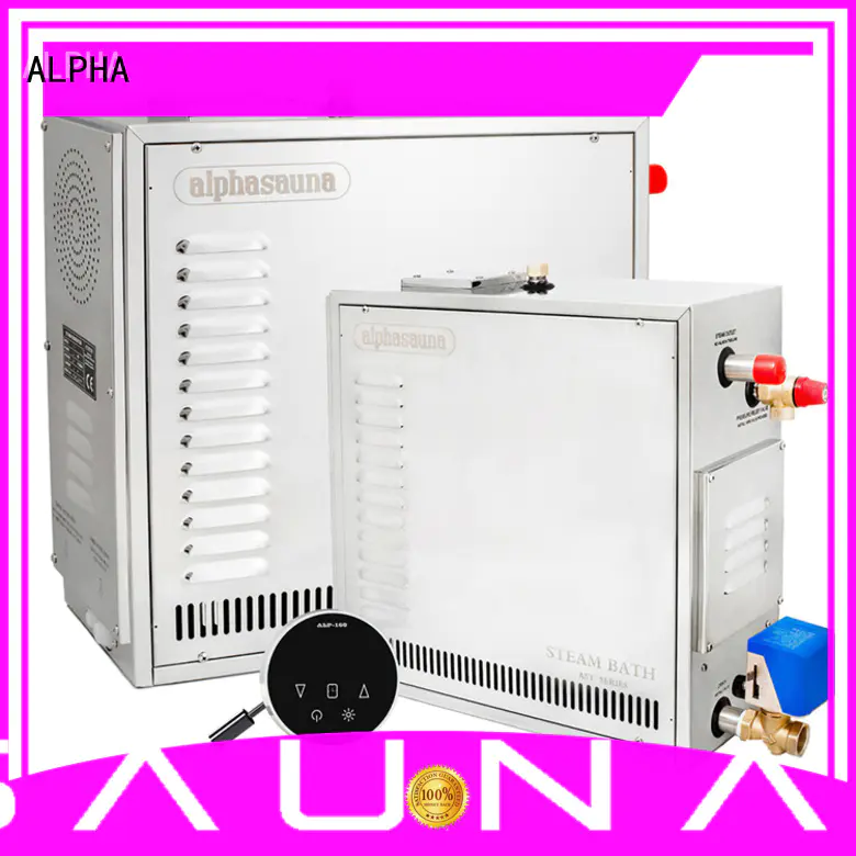 Hot sauna steam generator luxury ALPHA Brand