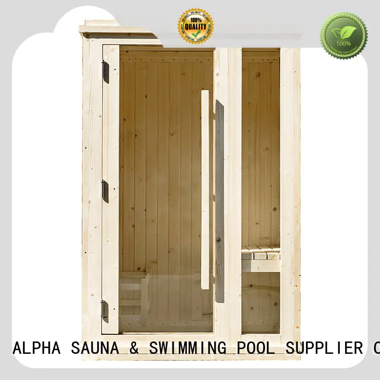 panel indoor steam sauna kits supplier for outdoor ALPHA